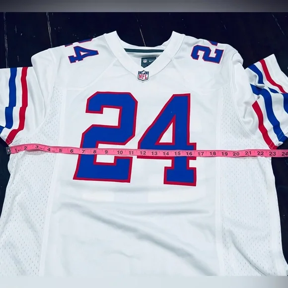 NHL Men’s Buffalo Bills Football On Field Jersey With. #24 Gilmore. SIZE M - Picture 9 of 11
